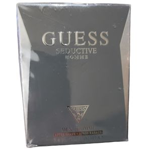 Guess Seductive homme For Men Aftershave 3.4 fl oz 100 ml New In Box